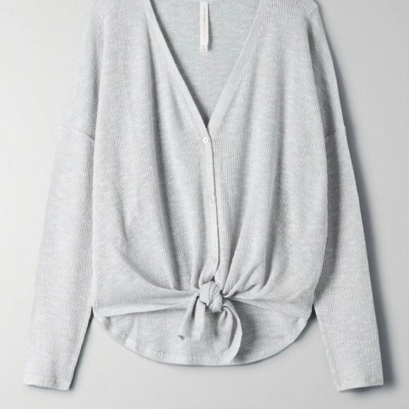 aritzia button up knit sweater - Picture 2 of 5